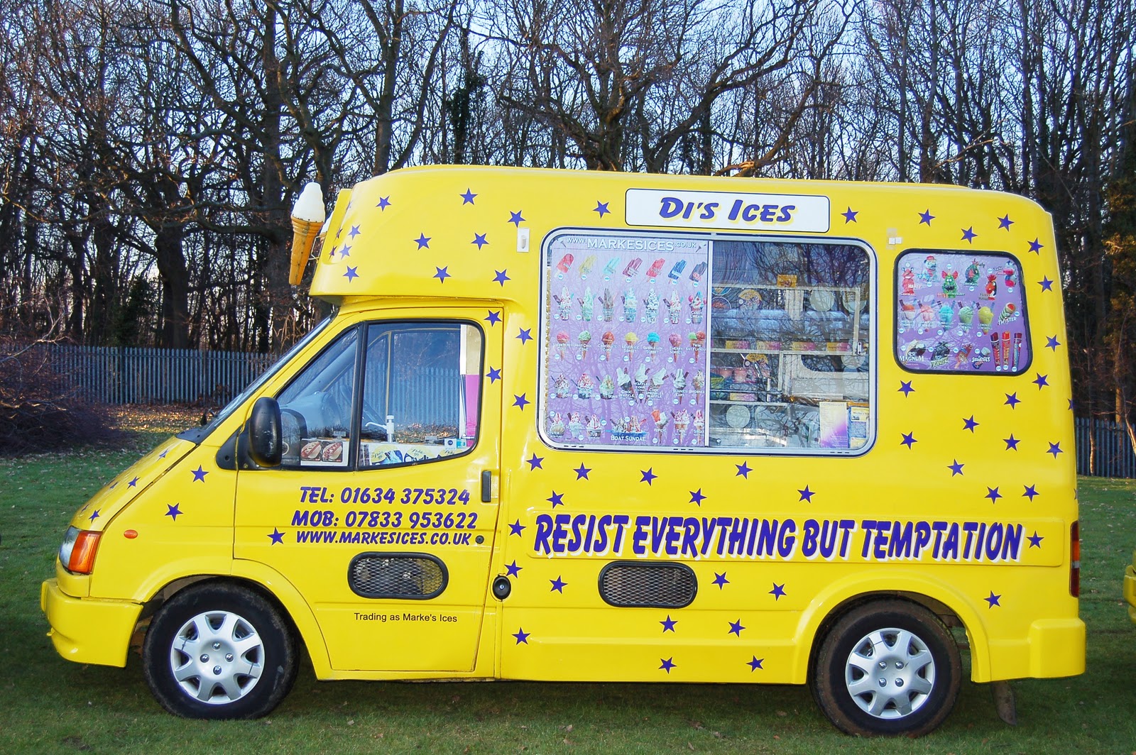 Markes Ice Cream Van Hire.Ice Cream VansLondonKent November 2010