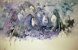 snowdrops snowdrop simple watercolours haines jean акварелью