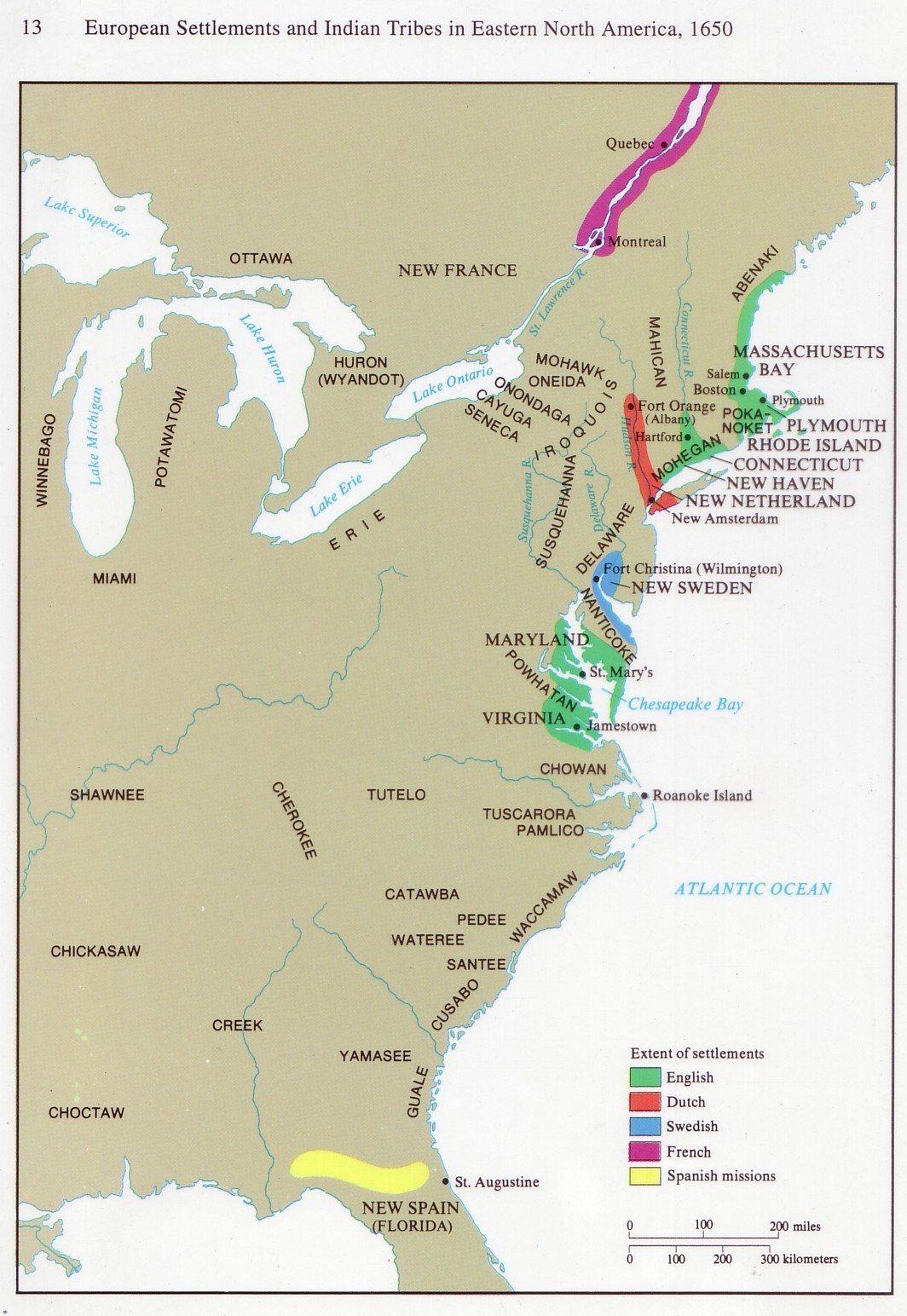 The History of America: America History of 1650 - 1669