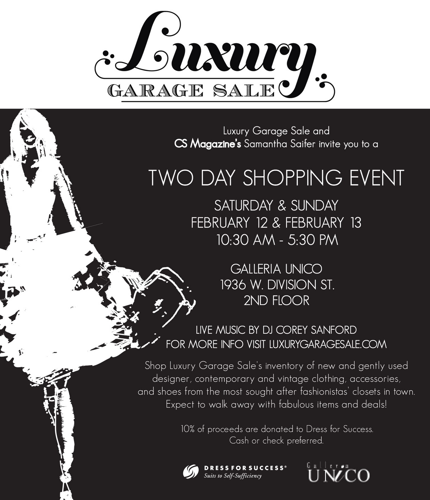 elise bergman Luxury Garage Sale