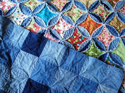 A Passionate Quilter: Finished the Denim Quilt!