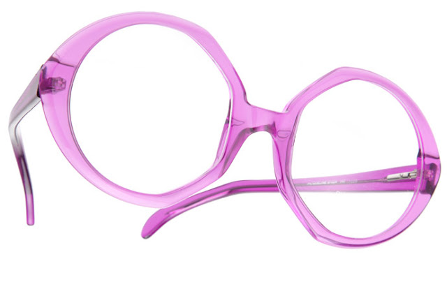 Round glasses from RoundGlasses: Jacqueline in purple