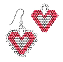 Rosebud Heart Free Bead Pattern - About.com Beadwork