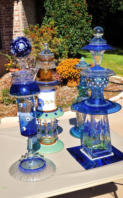 Kathleen Dalrymple - Glass Artist: Garden Ornaments Kathleen Dalrymple - Glass Artist: Garden Ornaments on Backyard Ornaments id=79071
