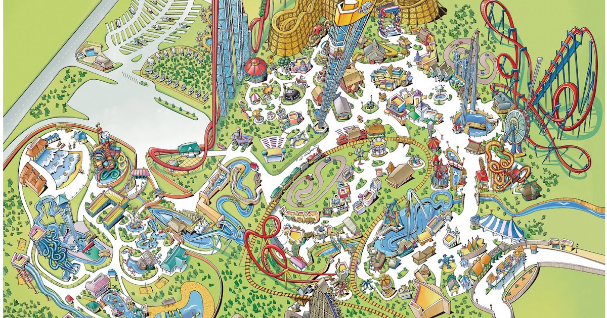 NewsPlusNotes Worlds Of Fun 2009 Map