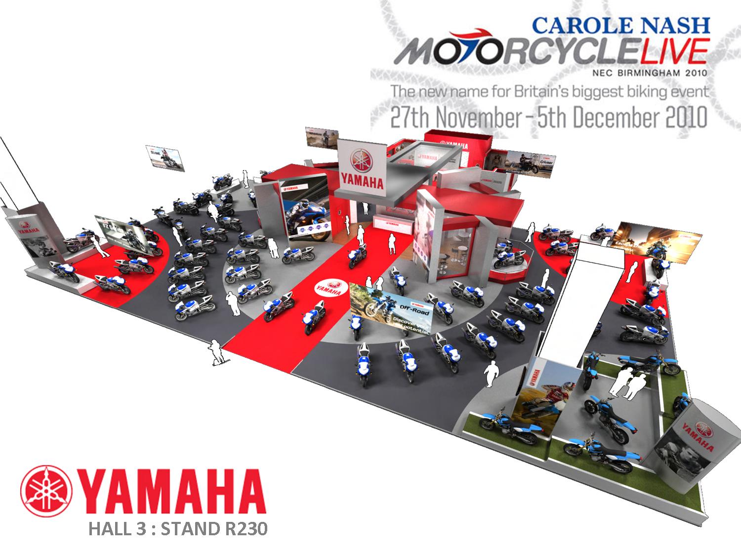 Streetbike Check out the Massive Yamaha & Suzuki stands...