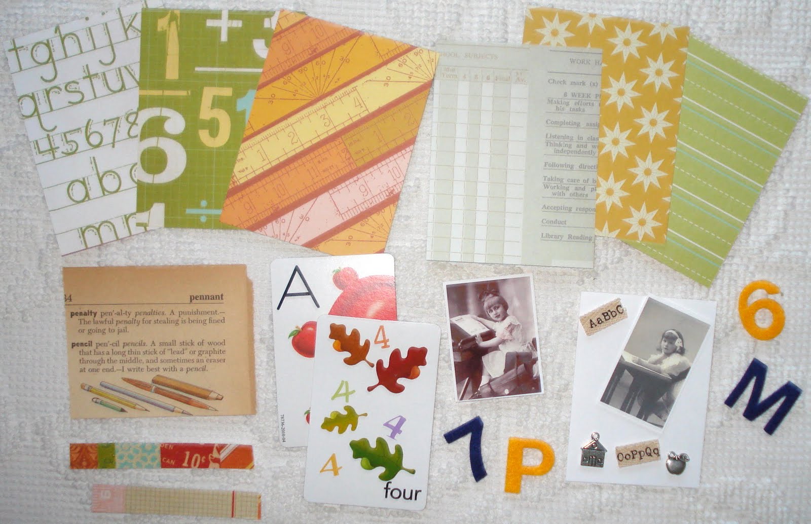 yourATCstore September "Elementary School" Free Artist Trading Card Kit