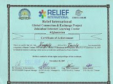 TPD Certificated from Relief Intl.