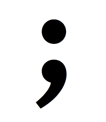 The Author's Hideaway: Semicolon Use