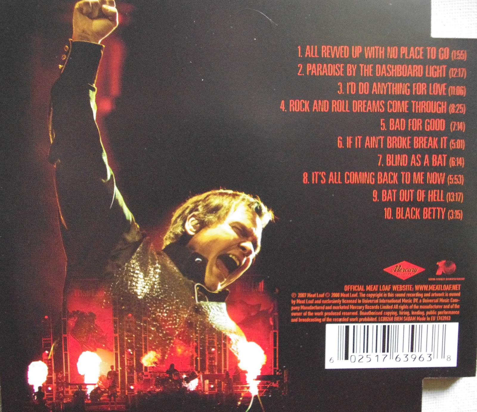 Meat Loaf Vinyl, Singles 7"/12" and other stuff Studio Albums (CD