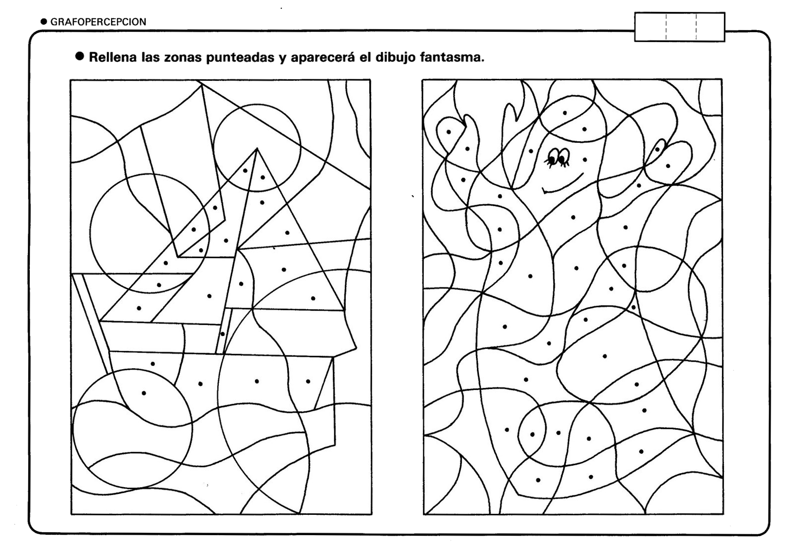 Autismus Arbeitsmaterial: Visuelle Wahrnehmung: Figur - Grund