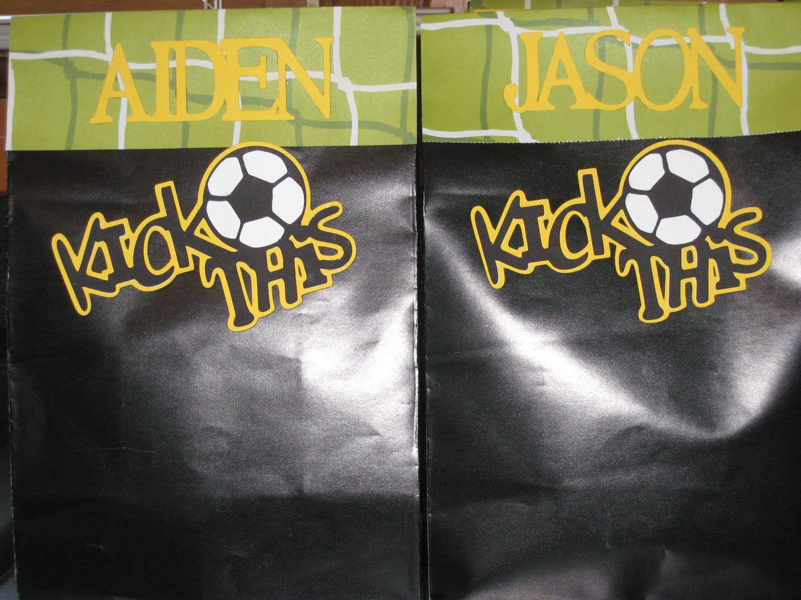 My Paper Productions Soccer Picnic Loot Bags