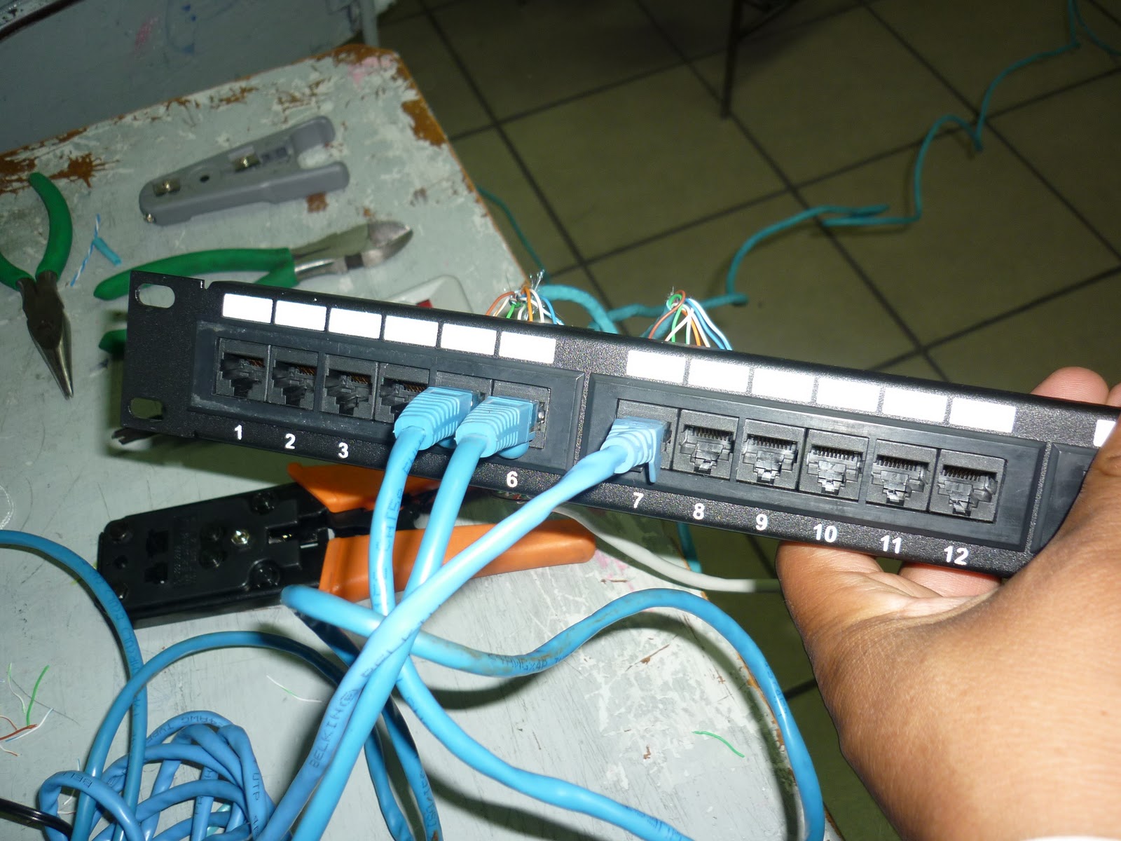 Redes Práctica Patch Panel