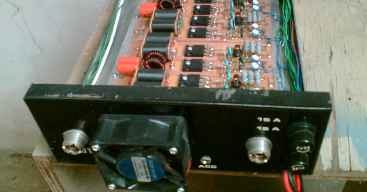 RF AMPLIFIER 350w Rf Amplifier using IRF250