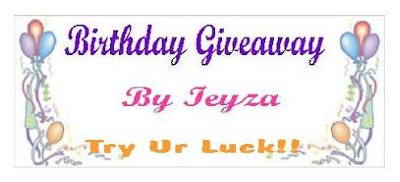 Ieyza Birthday Giveaway