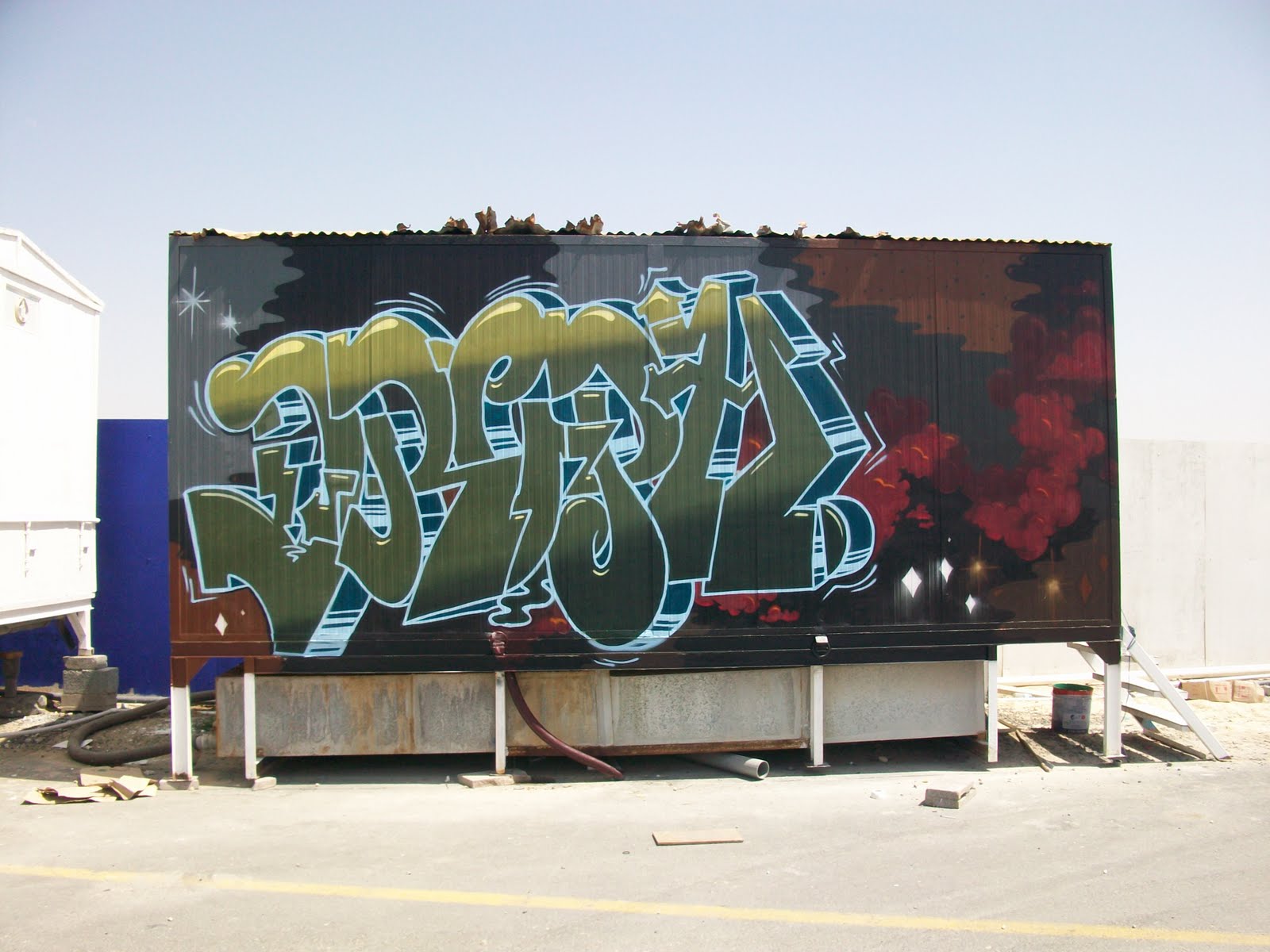 Dubai Graffiti, Sya One Dreph at Dubai Festival city