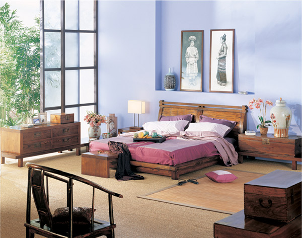 Oriental Bedroom Interior Design