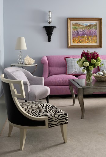 Pink And Gray Living Room Ideas