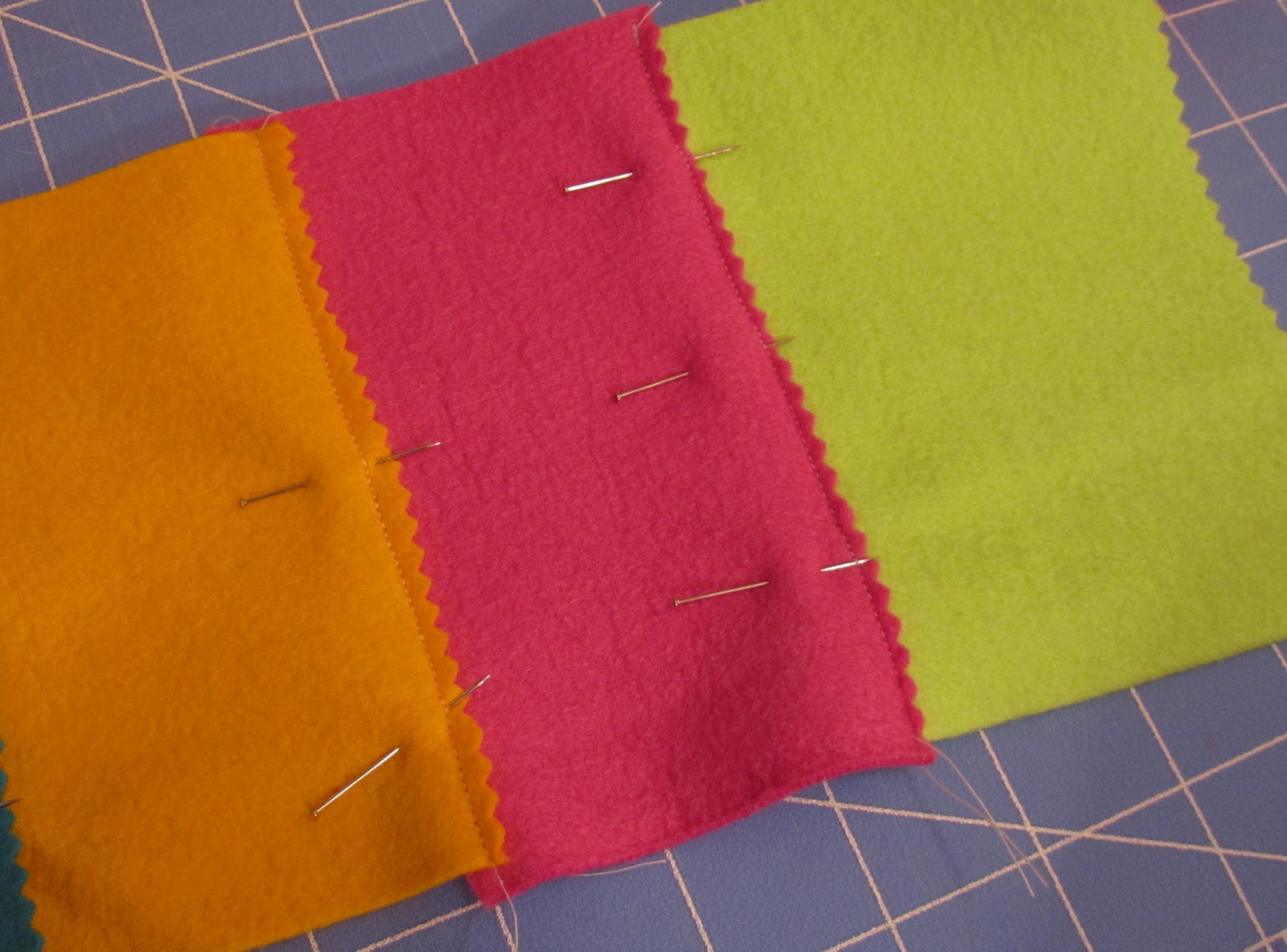 Twelve Crafts Till Christmas bamboo felt and fleece button scarves