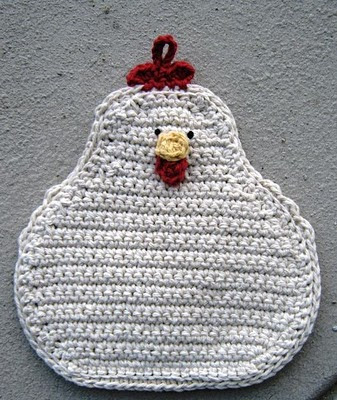 Chicken Hen Potholder Crochet Pattern: Lori Stade: Amazon.com