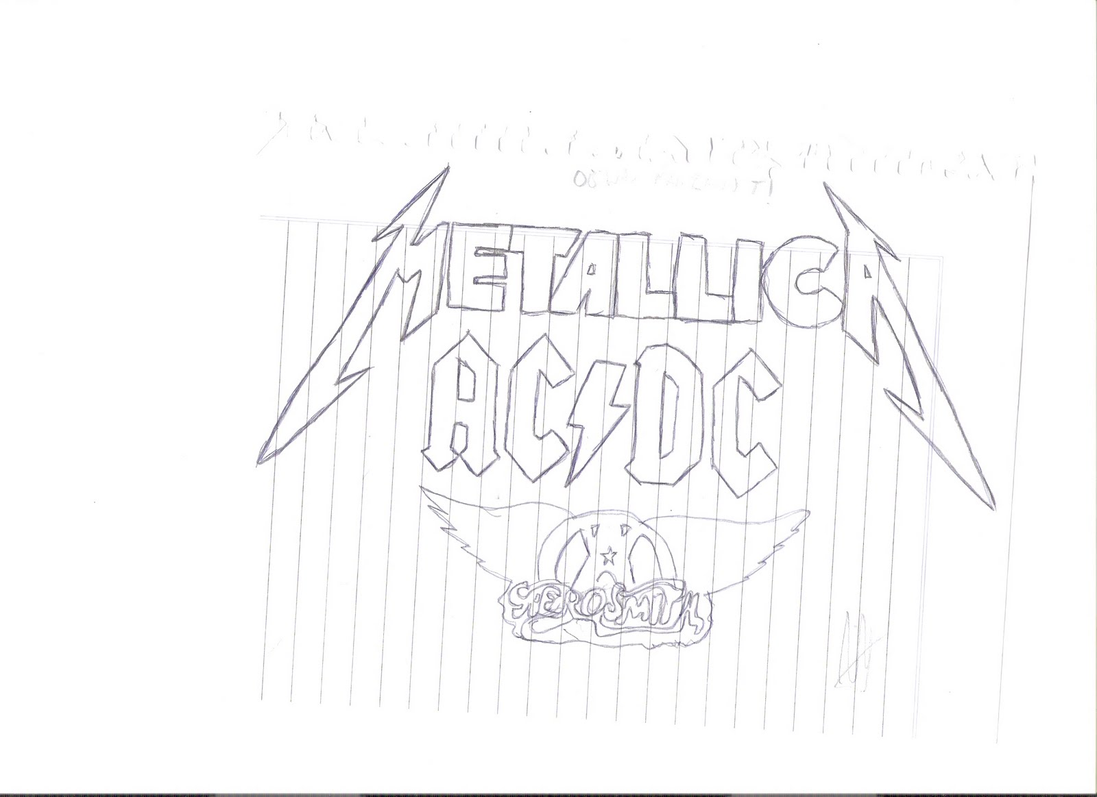 Dibujos de ac dc para pintar - Imagui