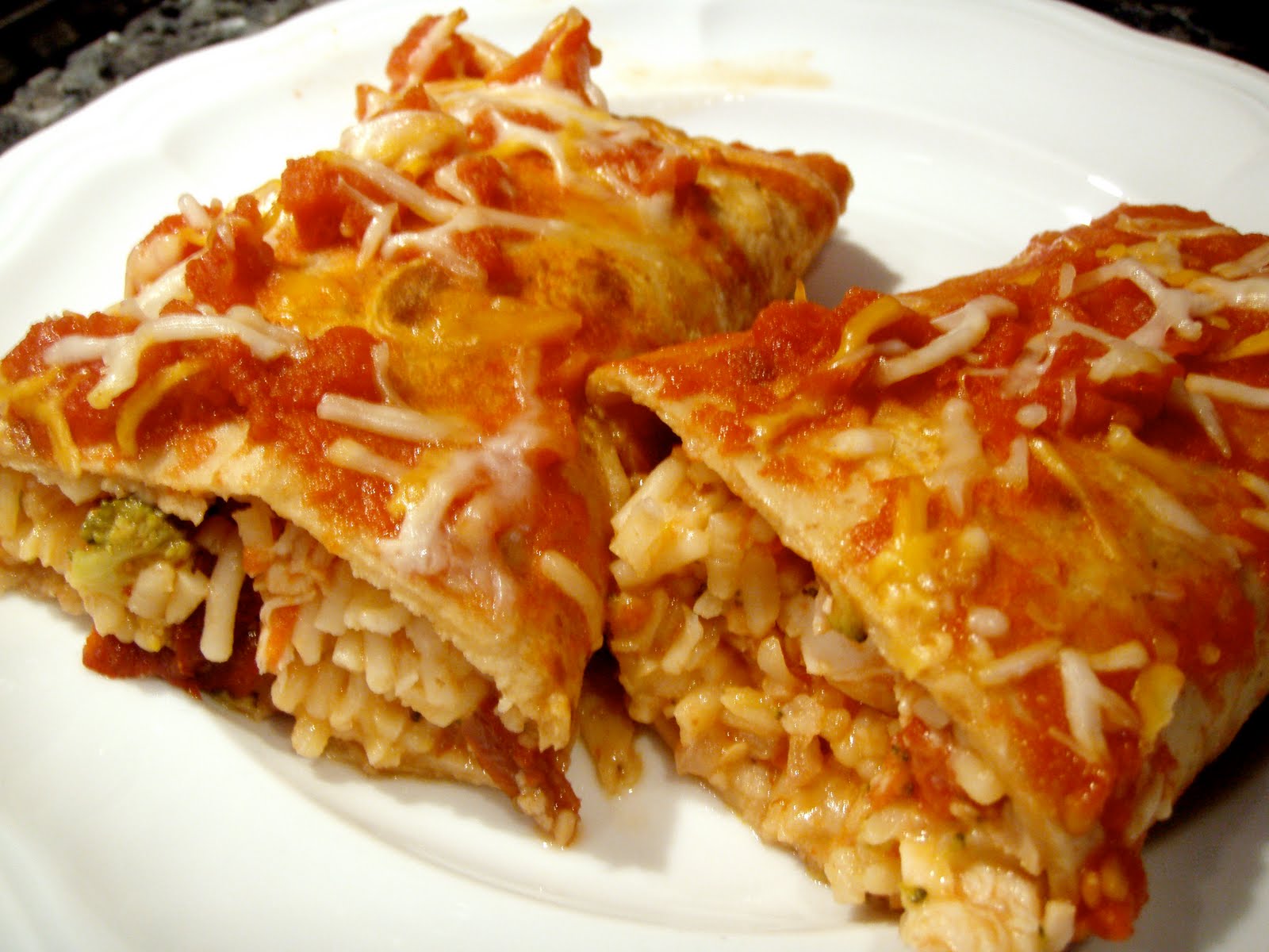 Pineapple Grass Spicy Chicken Enchiladas