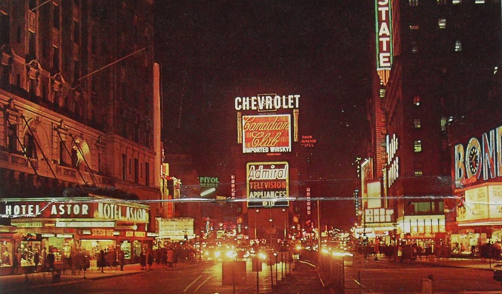 Time Square New York History New York - History - Geschichte: Vintage Times Square