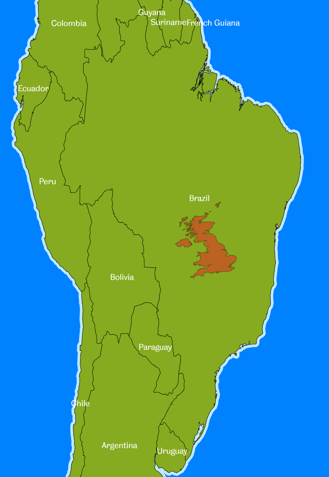 Brazil Size Comparison brazil-size-comparison