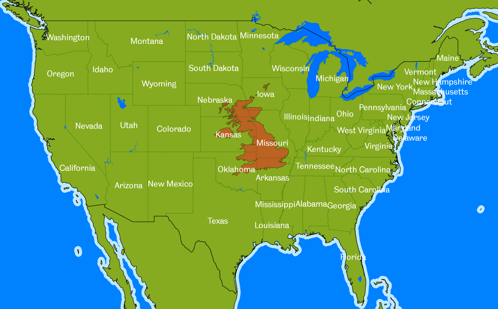 Under The Raedar Exactly How Big Is The United Kingdom 