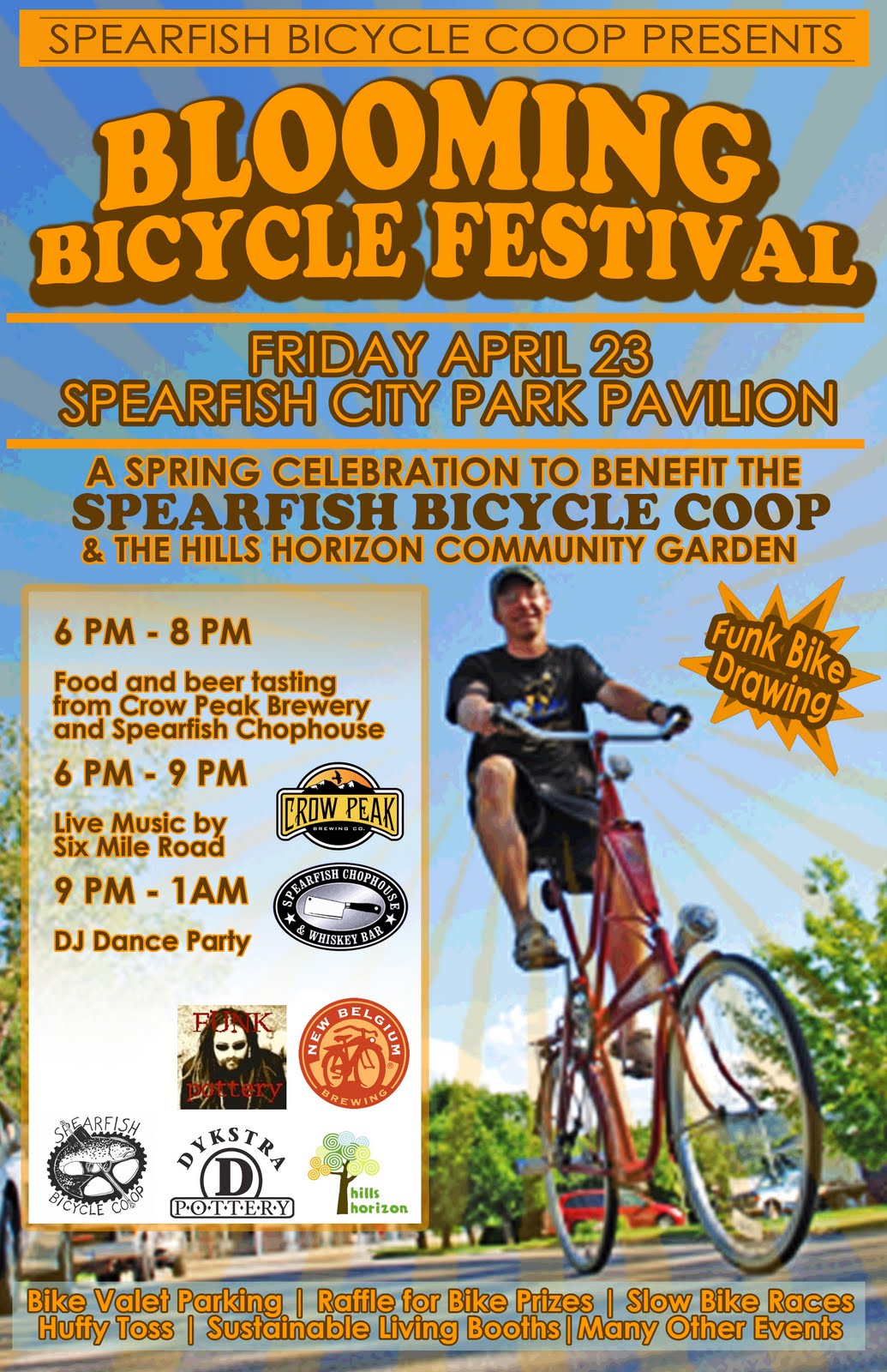 Spearfish Bicycle Cooperative Blooming Bicycle Festival
