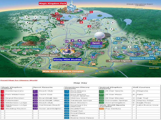 Walt Disney World Map 