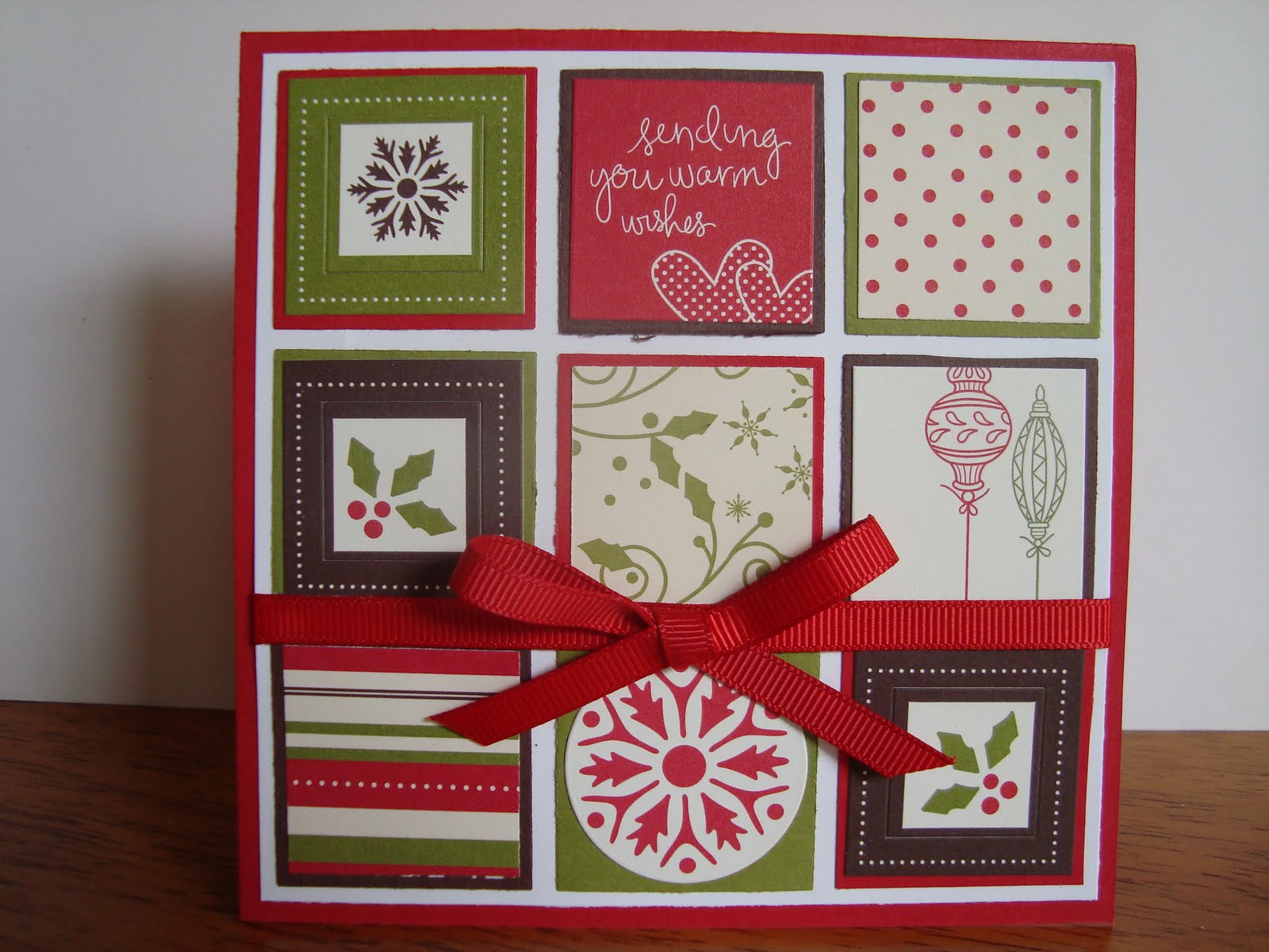 Stampin For Me First Christmas Card Of The Year