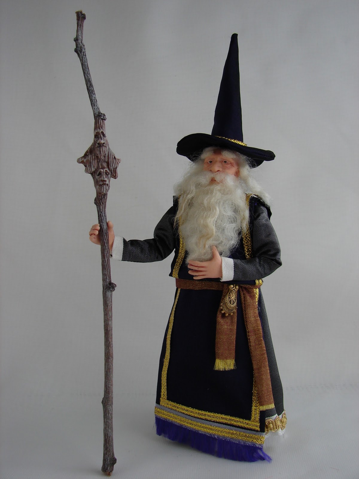 From the Studio of Pat Benedict NEW Wizard Miniature art doll on eBay