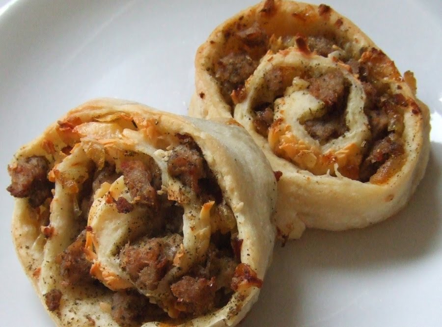 The Feasting Fork Turkey Sausage Breakfast Rolls