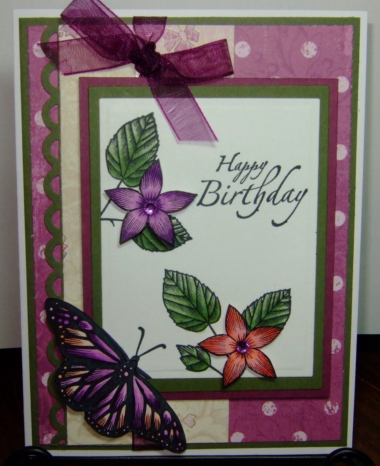 Magnificent Obsession: Butterfly Birthday Card
