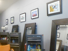 We hang local artists