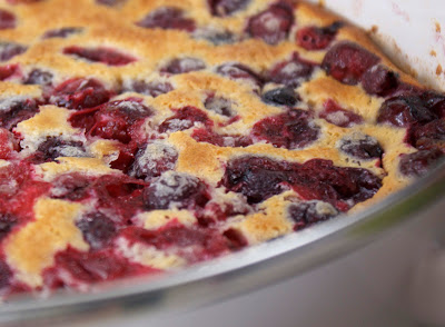 Cranberry Clafoutis ~ Heat Oven to 350