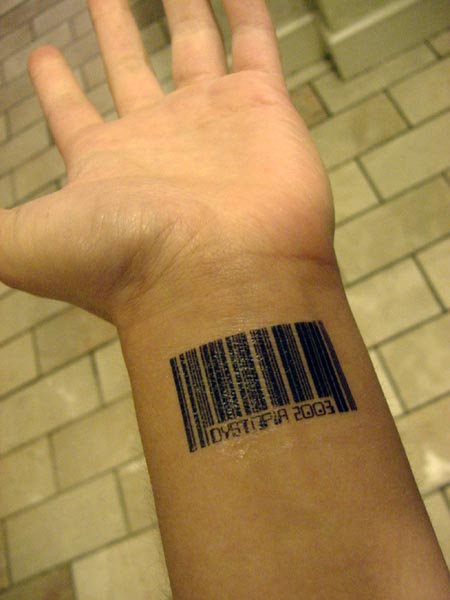 Has anyone with a barcode tattoo tried to scan themself at a convenience