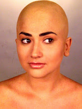 Bald Cap and natural Makeup