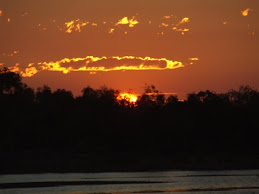 sunset on the Yule river, WA