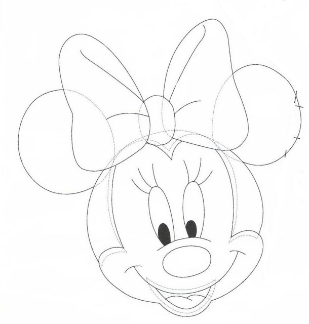 Molde Para Imprimir De La Cara De Minnie Mouse Imagui