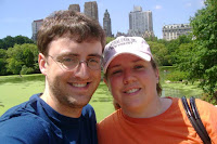 Shawn and Mari on the Bow Bridge