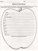 Adorable image intended for interest inventory for students printable Gorgeous image pertaining to interest inventory for students printable