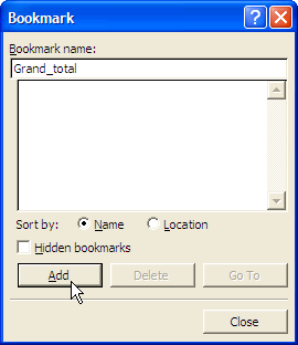 Using Bookmarks
