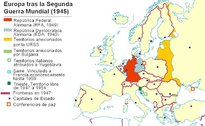 Consecuencias territoriales de la II . | Historia del Mundo Contemporáneo