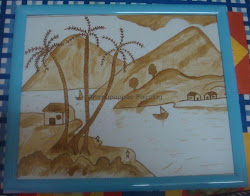 coffee painting nature landscape