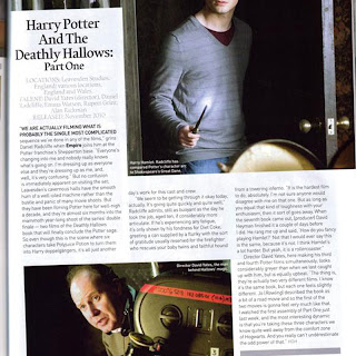 Empire magazine: Dan about Deathly Hallows