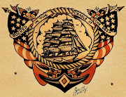 . imagens mais populares do Old School Tattoo são símbolos da marinha e . wedding invite photo 
