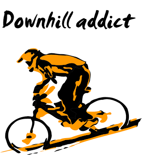 Downhill MTB Mountain Bike T shirt Design