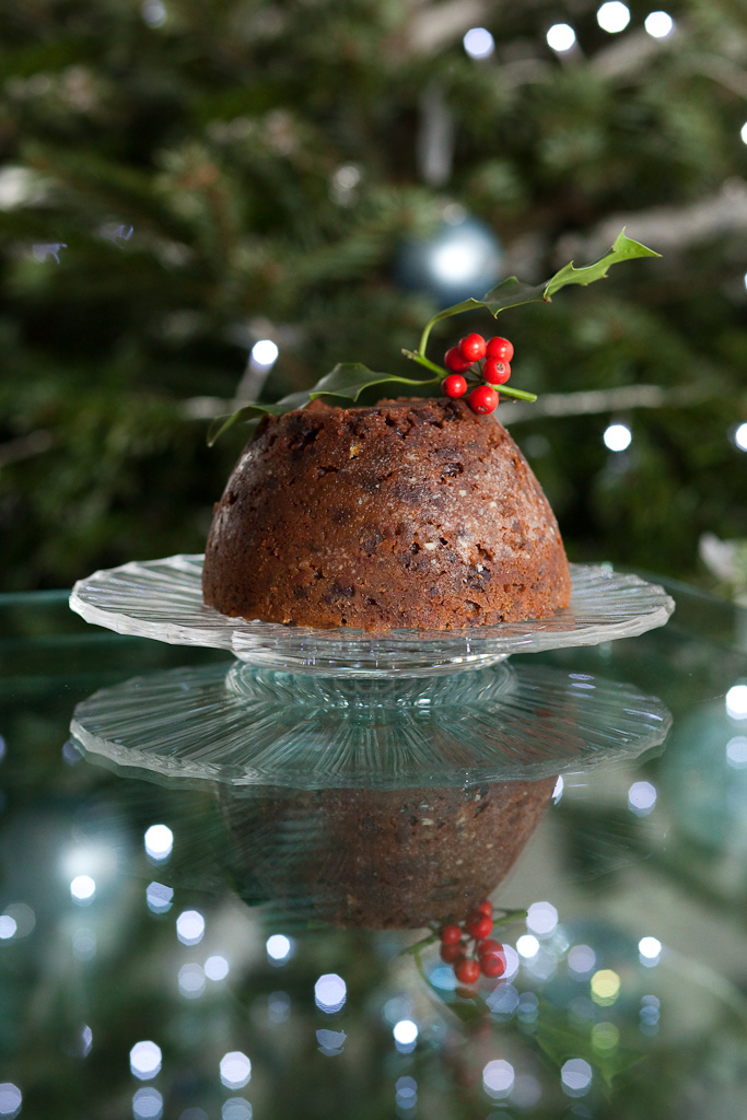 Chocolate orange Christmas pudding | Coconut Raita